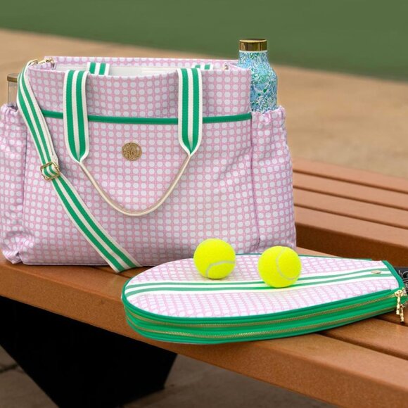 Lilly Pulitzer Tennis Tote Bag with Removable Shoulder Strap Brand New with Tags - Picture 4 of 10